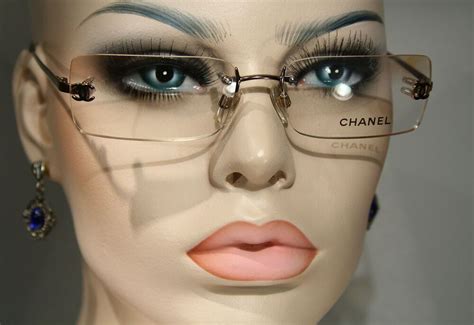 chanel rimless glasses frames|Chanel rimless eyeglasses frames.